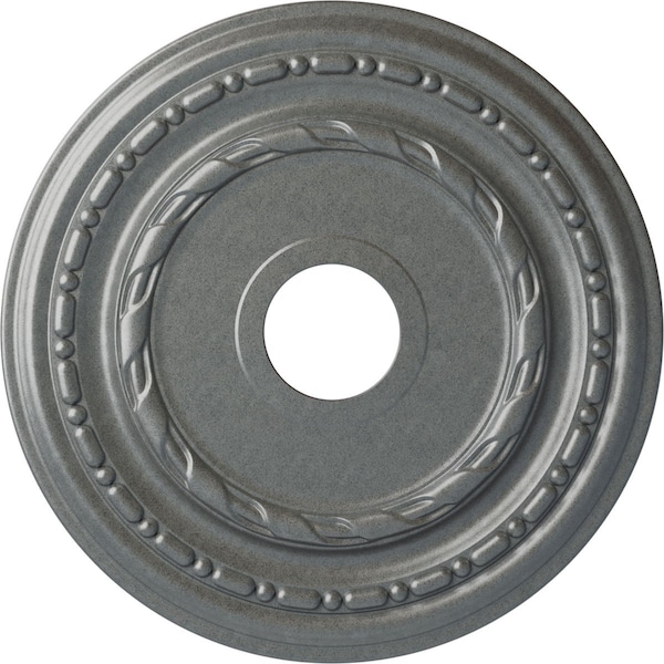 Ekena Millwork Dublin Ceiling Medallion (Fits Canopies up to 5 1/8"), 17 7/8"OD x 3 5/8"ID x 1 1/4"P, Platinum CM17DUPLS - main